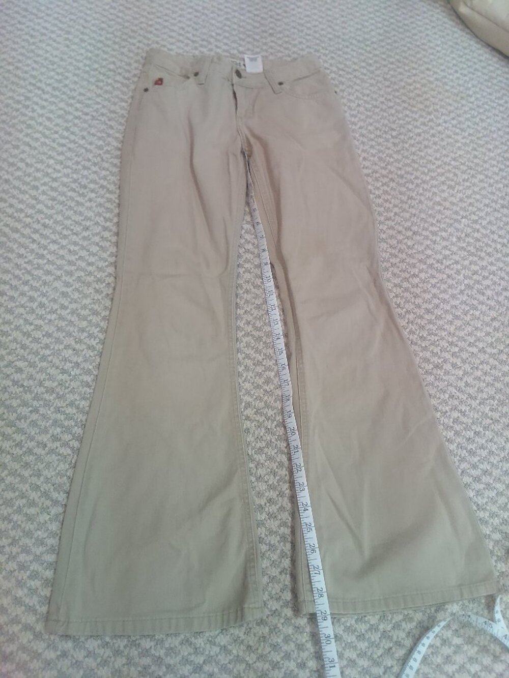 Y2K Mudd jeans sz. 3 Junior color tan low ride
